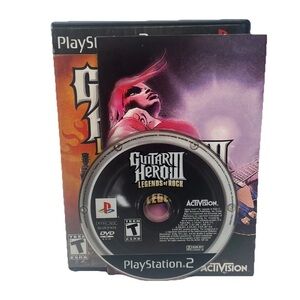 Guitar Hero 3 III: Legends of Rock (PlayStation 2, 2007) Tested - Working - CIB